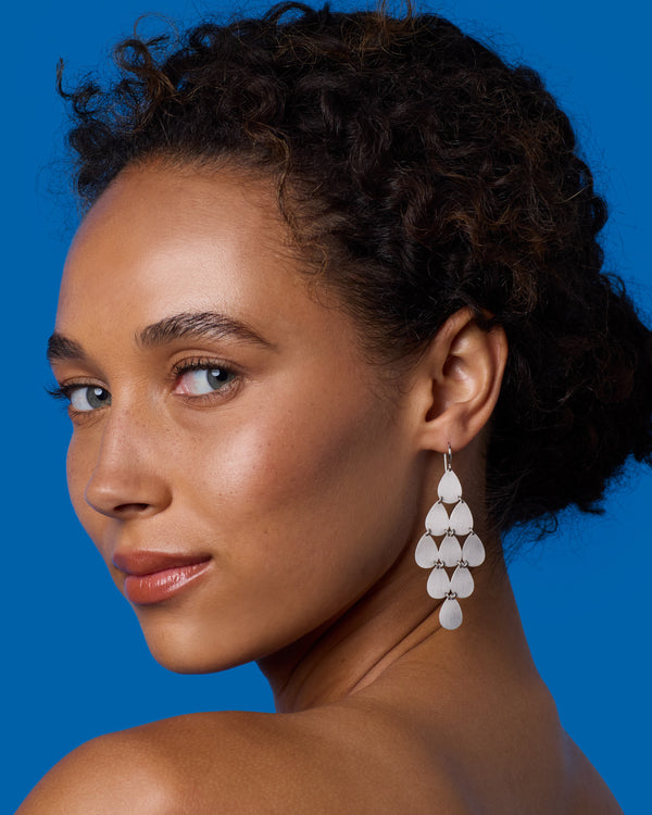 Irene Neuwirth Gold Classic Nine Drop Earrings 18K Rose Gold