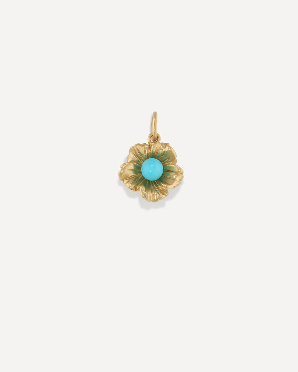 irene neuwirth Golden Blossom Tropical Flower Charm 18K Gold