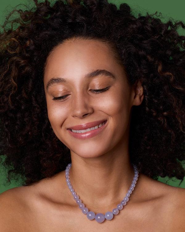 Irene Neuwirth Graduated Gumball Candy Necklace 18k Rose Gold