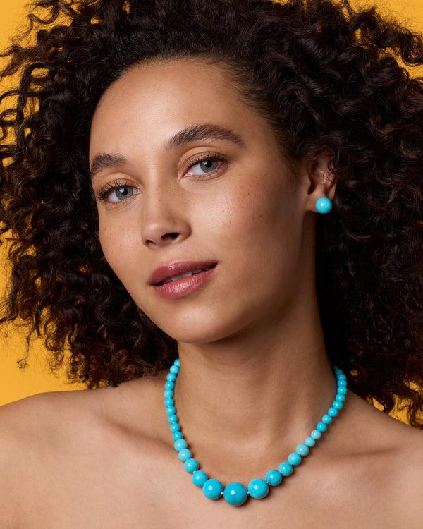 Irene Neuwirth Graduated Gumball Candy Necklace 18k Yellow Gold