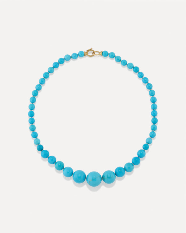 irene neuwirth Graduated Gumball Candy Necklace 18k Yellow Gold