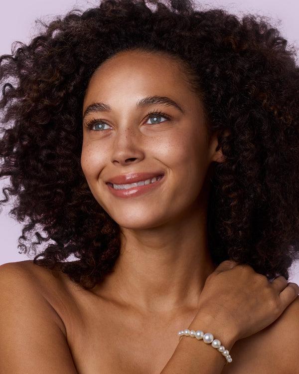 Irene Neuwirth Graduated Gumball Cuff 18k Yellow Gold