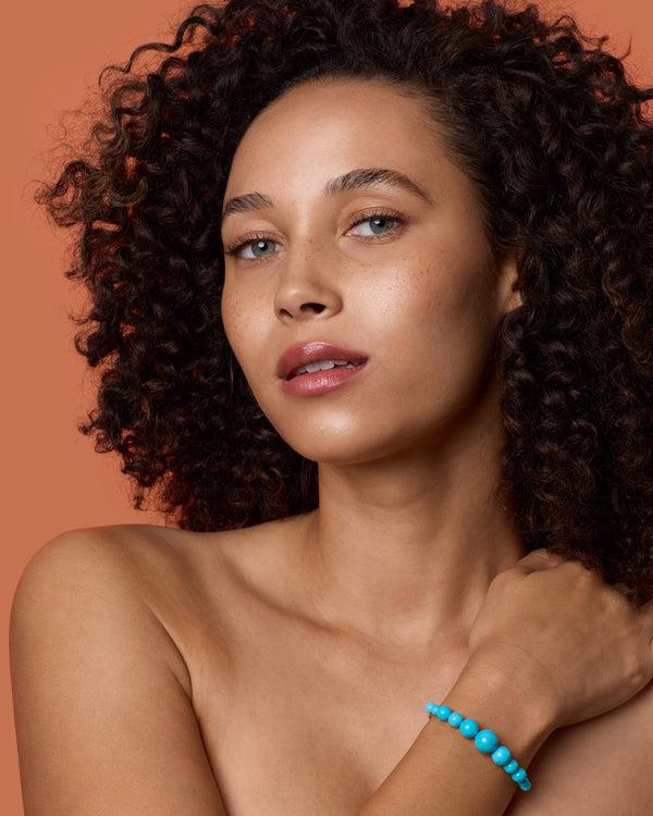 Irene Neuwirth Graduated Gumball Cuff 18k Yellow Gold