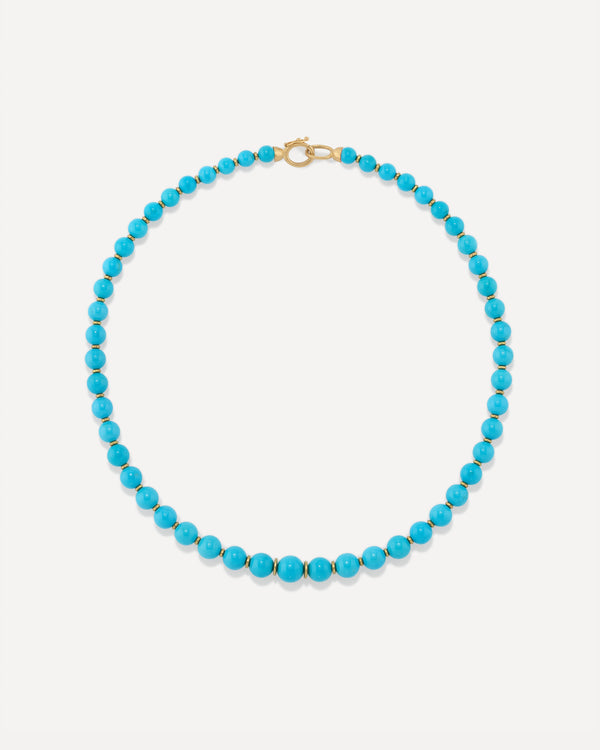 irene neuwirth Graduated Gumball Gold Beaded Candy Necklace 18K Yellow Gold