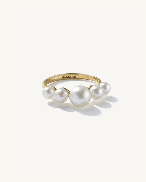 Irene Neuwirth Graduated Gumball Ring 18K Yellow Gold