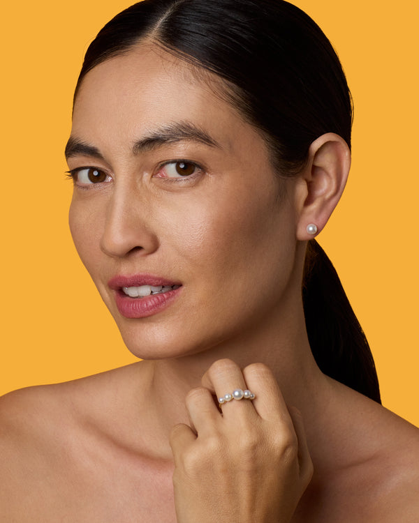 Irene Neuwirth Graduated Gumball Ring 18K Yellow Gold