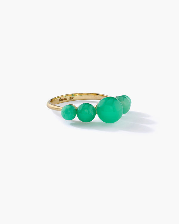 irene neuwirth Graduated Gumball Ring 18K Yellow Gold