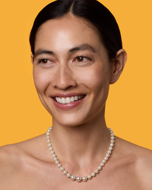 Irene Neuwirth Graduated Pearl Necklace 18K Yellow Gold