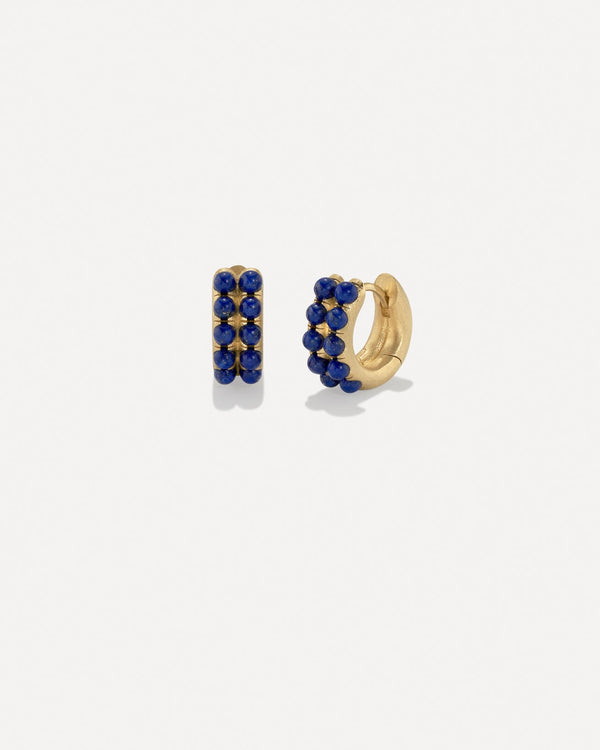 irene neuwirth Gumball Double Huggies 18k Yellow Gold
