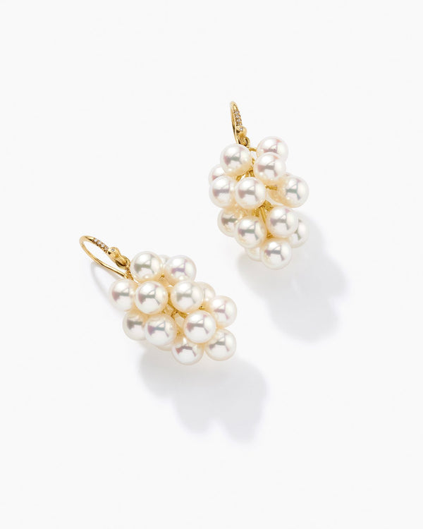 Irene Neuwirth Gumball Grape Earrings 18K Rose Gold