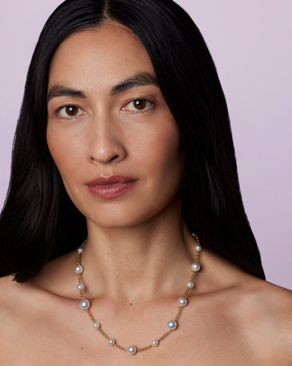 Irene Neuwirth Gumball Link Necklace 18K Yellow Gold