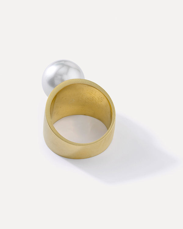 Irene Neuwirth Cigar Band Ring 18k Yellow Gold