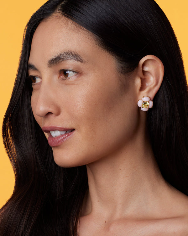 Irene Neuwirth Classic Posy Studs 18k Yellow Gold