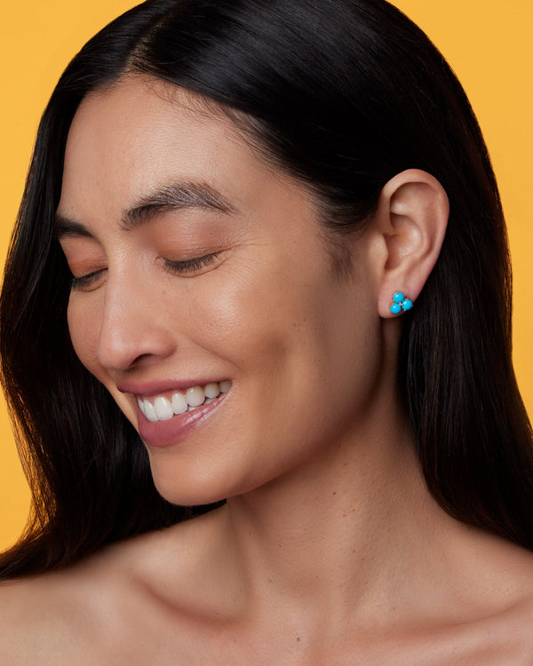 Irene Neuwirth Classic Trio Studs 18k Yellow Gold