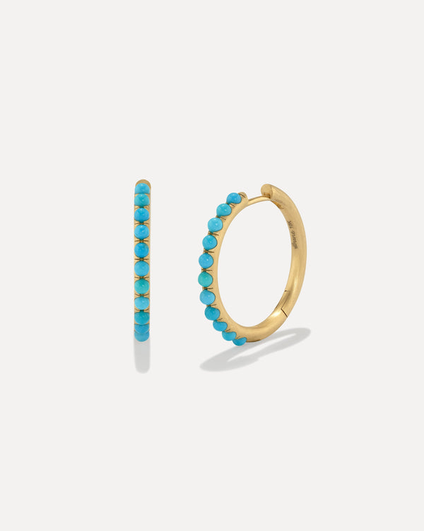 irene neuwirth Gumball Hoops 18K Yellow Gold