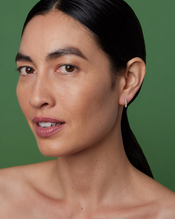 Irene Neuwirth Gumball Huggies 18k Yellow Gold