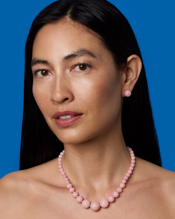 Irene Neuwirth Large Gumball Studs 18K Rose Gold