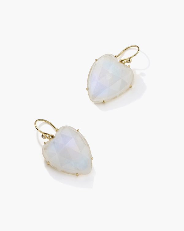 irene neuwirth Large Love Earrings 18k YELLOW GOLD