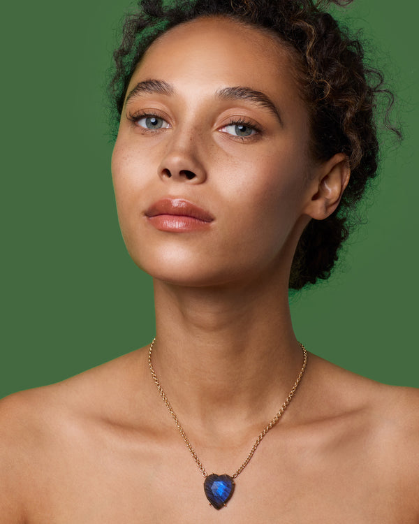 Irene Neuwirth Large Love Necklace 18k Rose Gold