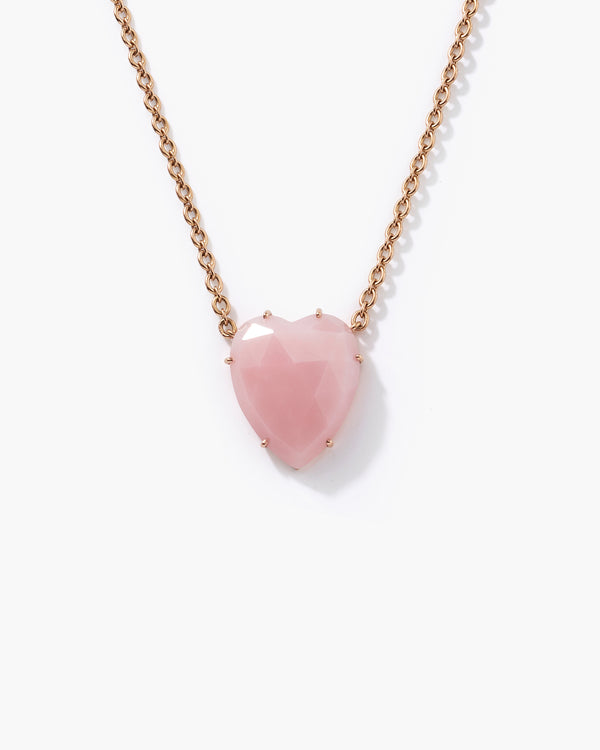 irene neuwirth Large Love Necklace 18k Rose Gold