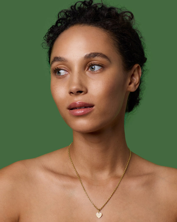 Irene Neuwirth Pavé Love Charm 18k YELLOW GOLD