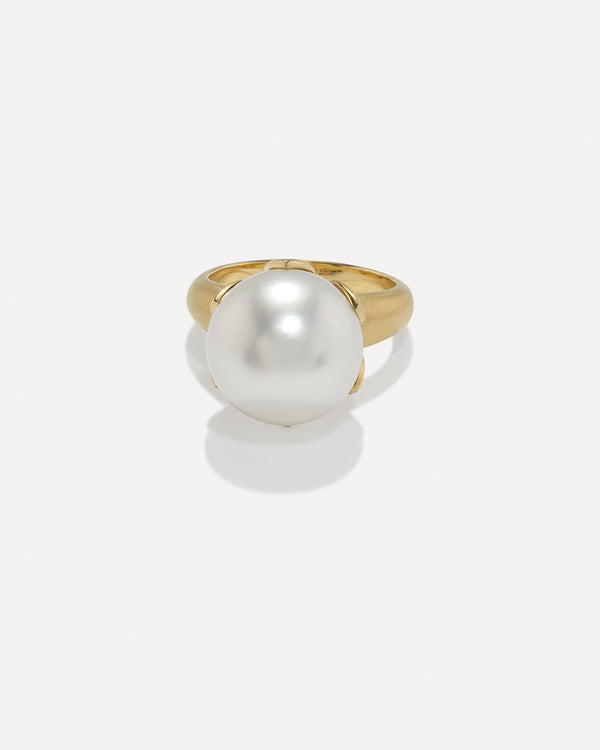 Irene Neuwirth Pearl Blossom Ring 18k Yellow Gold