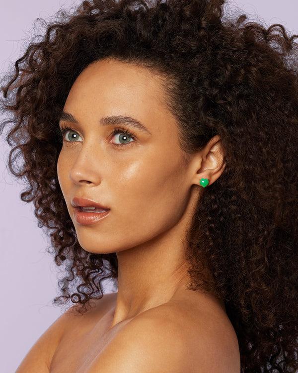 Irene Neuwirth Petite Love Studs 18K Rose Gold