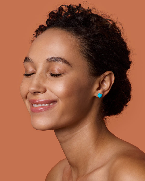 Irene Neuwirth Petite Love Studs 18k Yellow Gold