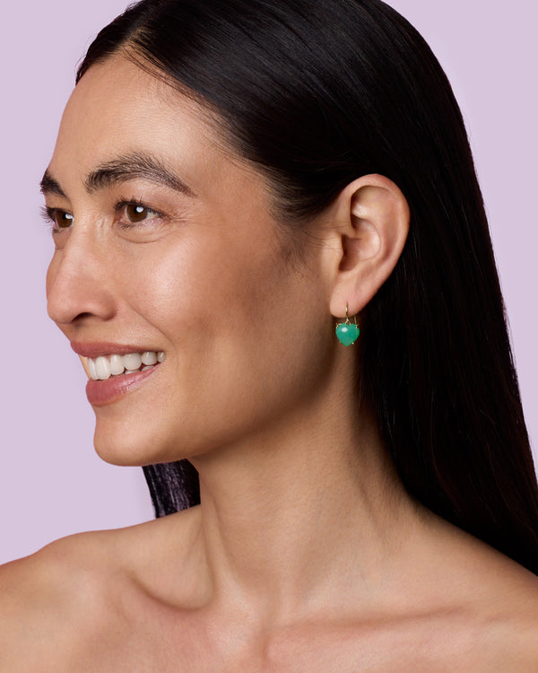 Irene Neuwirth Small Love Earrings 18k Yellow GOLD