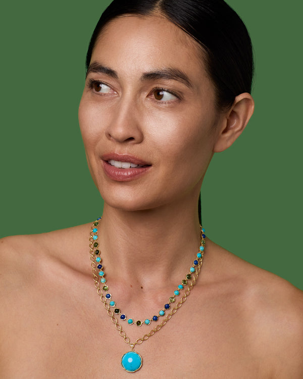 Irene Neuwirth Large Classic Diamond Pendant Necklace 18K Yellow Gold