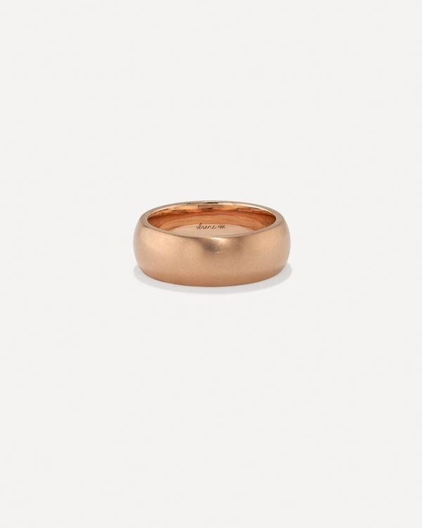 irene neuwirth Large Gold Classic Band Ring 18k Rose Gold