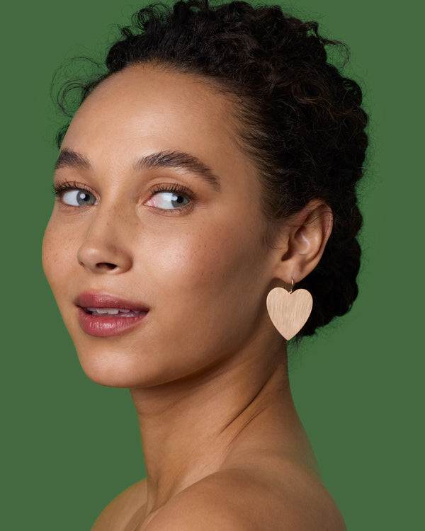 Irene Neuwirth Large Gold Classic Love Earrings 18k YELLOW GOLD