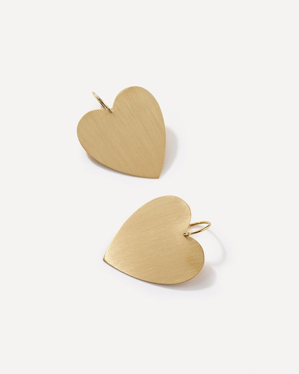 irene neuwirth Large Gold Classic Love Earrings 18k YELLOW GOLD