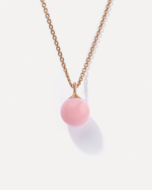 irene neuwirth Large Gumdrop Necklace 18K Rose Gold