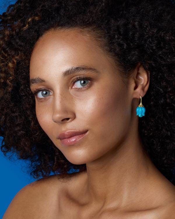 Irene Neuwirth Large Lily Of The Valley Earrings 18k Yellow Gold