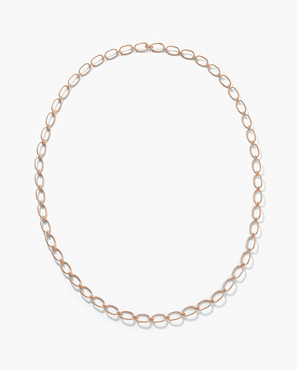 Irene Neuwirth Large Oval Link Chain Long Necklace 18K Yellow Gold