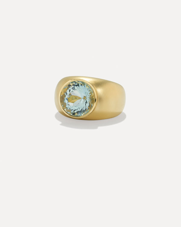 irene neuwirth Large Round Stone Gemmy Puffed Gold Ring 18k Yellow Gold irene neuwirth Large Round Stone Gemmy Puffed Gold Ring 18k Yellow Gold