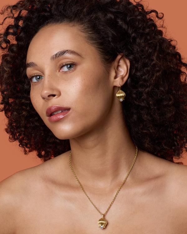 Irene Neuwirth Lily Of The Valley Golden Blossom Pendant Necklace 18k Yellow Gold