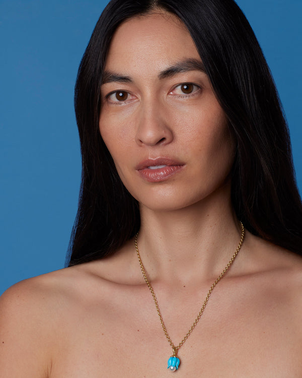 Irene Neuwirth Lily Of The Valley Pendant Necklace 18k Yellow Gold