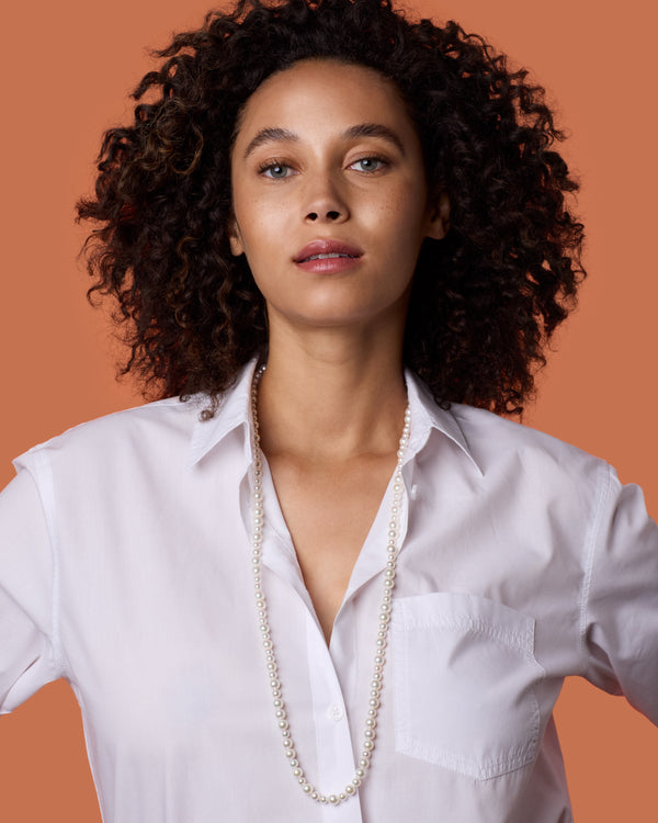 Irene Neuwirth Long Mixed Pearl Necklace 18k Yellow Gold