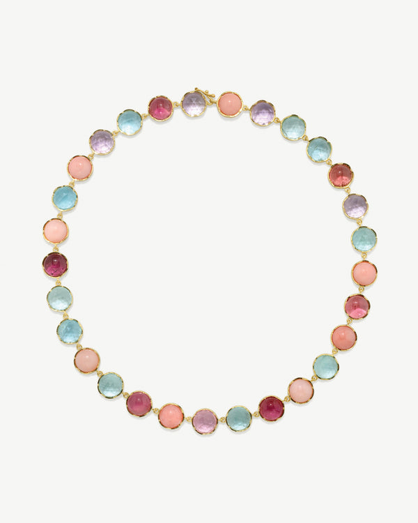 irene neuwirth Medium Classic Link Mixed Necklace 18k Yellow Gold irene neuwirth Medium Classic Link Mixed Necklace 18k Yellow Gold