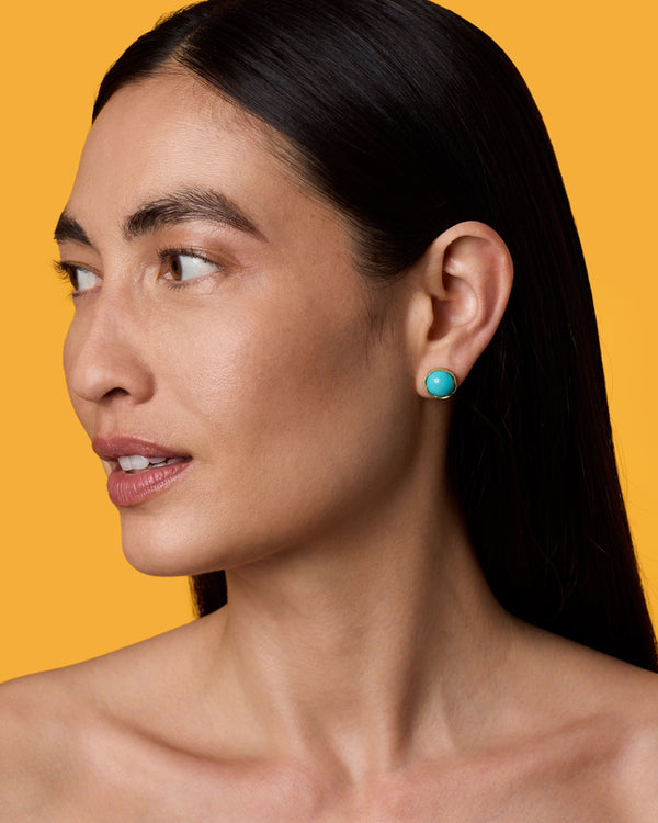 Irene Neuwirth Medium Classic Studs 18K Yellow Gold