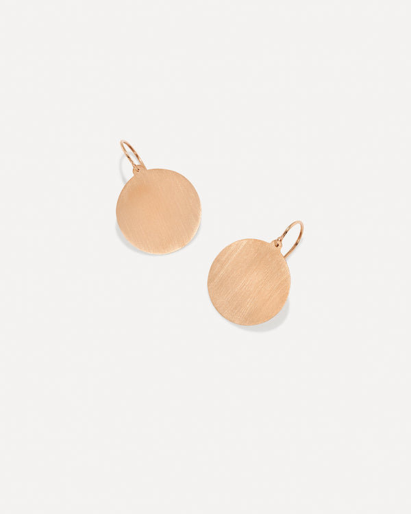 Irene Neuwirth Medium Gold Classic Circle Earrings 18k Yellow Gold