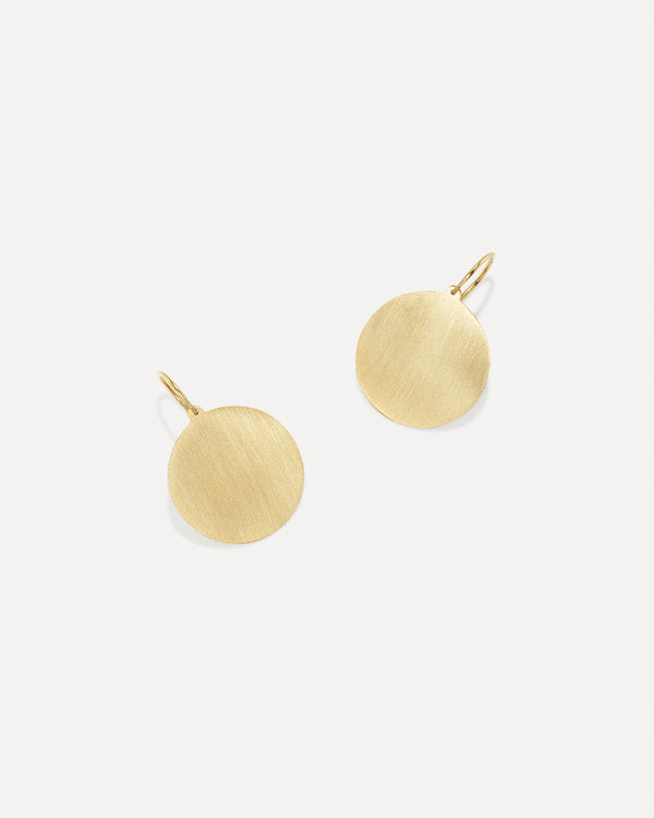 irene neuwirth Medium Gold Classic Circle Earrings 18k Yellow Gold