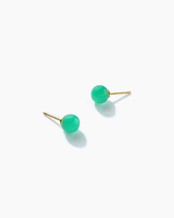 Irene Neuwirth Medium Gumball Studs 18K Yellow Gold