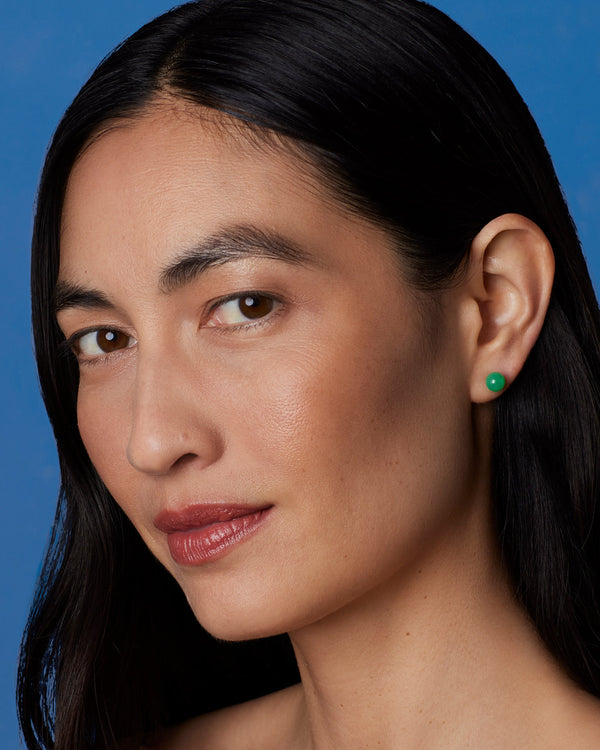 Irene Neuwirth Medium Gumball Studs 18K Yellow Gold