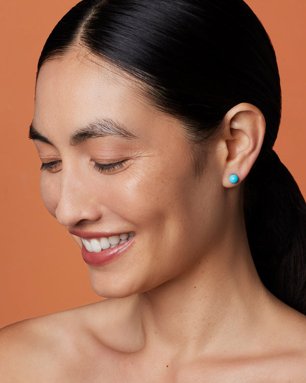 Irene Neuwirth Medium Gumball Studs 18k Yellow Gold