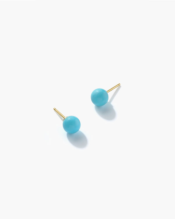 irene neuwirth Medium Gumball Studs 18k Yellow Gold