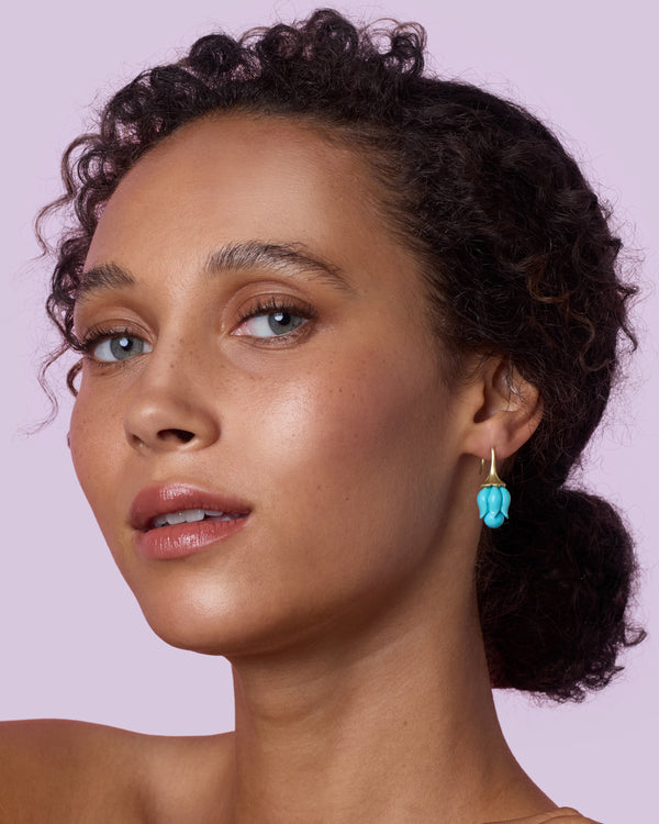 Irene Neuwirth Medium Lily Of The Valley Earrings 18k Rose Gold