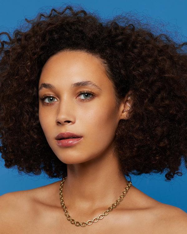 Irene Neuwirth Medium Oval Link Chain Necklace 18k Yellow Gold